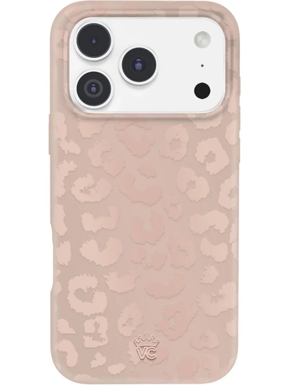 Stylish Nude Leopard iPhone 17 Pro Case | MagSafe Compatible | 10ft Drop Tested